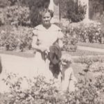 My mother and I in the Company's Garden in Cape Town circa 1958