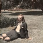 My mother in the Company's Garden in Cape Town circa 1941
