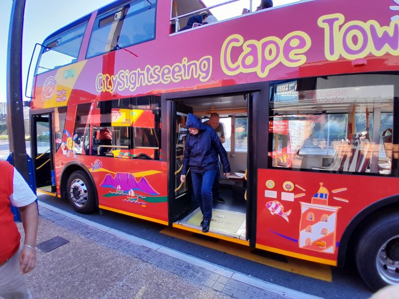 City Sightseeing Red Tour Bus Cape Town South Africa
